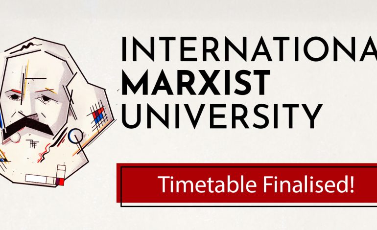  Universidad Marxista Internacional 2022: Programa definitivo – ¡Inscríbete ya!