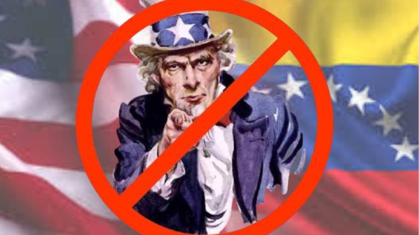 ¡Fuera el imperialismo yanqui del Caribe y América Latina! ¡Manos fuera de Venezuela!